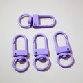 Colorful Swivel Lobster Clasps in Ten Painted Finishes view 7