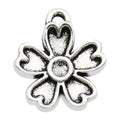 Antique Silver Sunflower Metal Charms with 25 Listed Options view 9