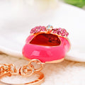 Bow Ballet Flat Keychains in Pink, Blue, Violet and Fuchsia view 4
