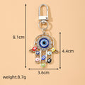Gold Silver Hamsa Evil Eye Lobster Keychains 8 Styles view 5