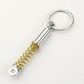 Metal Coil Spring Shock Absorber Keychain in Five Colors view 4