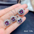 Blue and Pink Halo Jewelry Collection in Polished Metal view 5