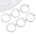 Silver-Tone Bead Frame Metal Charms with 9 Listed Options view 10