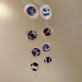 Leopard Print Graduated Disc Long Statement Drop Earrings view 6