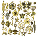 Matte Gold-Tone Butterfly Metal Charms with 31 Listed Options view 5