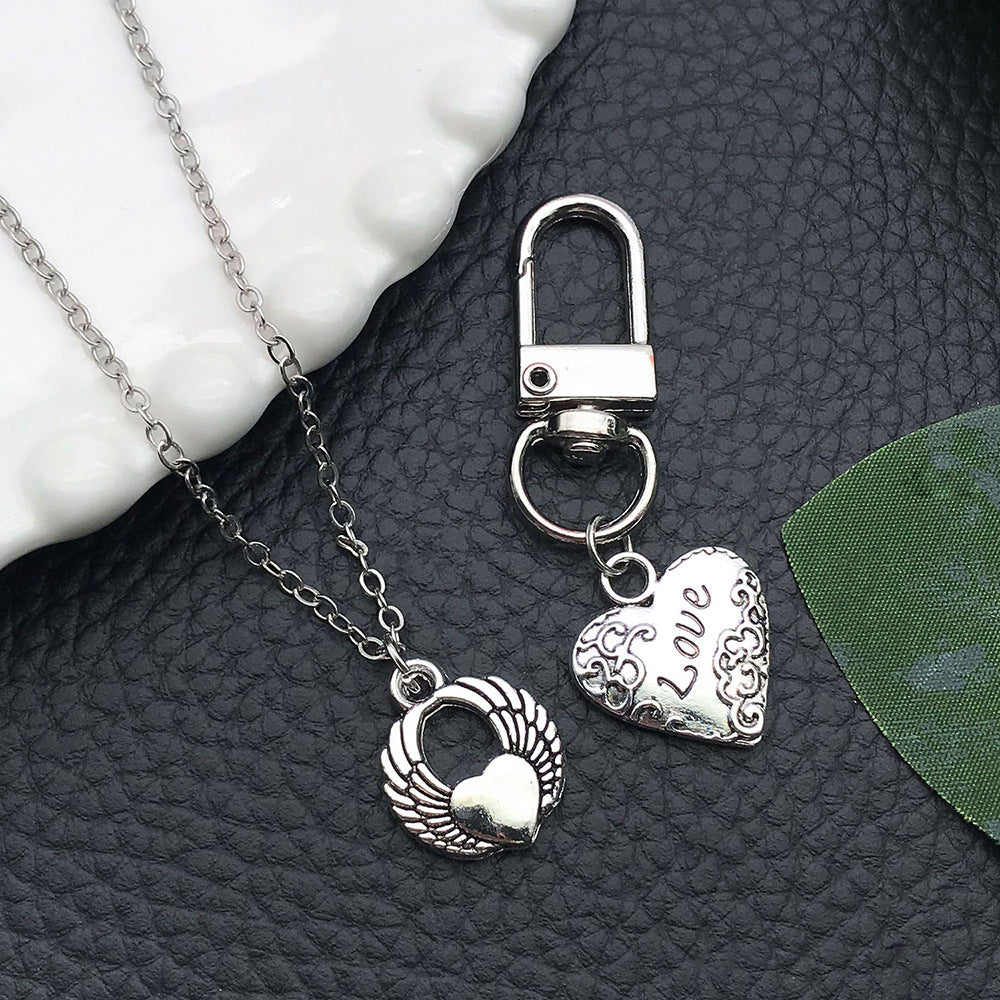 Antique Silver Zinc Alloy Hollow Heart Charm Pendant for DIY Necklace Earring Making