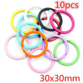 Colorful Key Rings Lobster Clasps and Jump Ring Components view 12