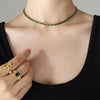 Green Gold Necklace