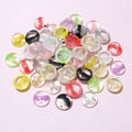 Round Mixed Print Resin Cabochons in Ten Assorted Sets view 12