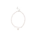 Layered Pearl Necklace With Delicate Chain And Flower Drop view 5