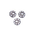 Antique Silver Heart Pattern Round Spacer Bead for Jewelry Making view 4