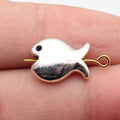 16x12x5.4mm 2.8g Antique Silver Tone Zinc Alloy Fish Loose Metal Beads for DIY Bracelet Jewelry