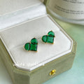 Green Theme Mixed Stud and Drop Earrings Sixteen Styles view 6
