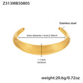 Sculpted Wide Open Cuff Bracelet Collection in Six Styles view 10