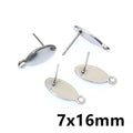 Stainless Steel Geometric Stud Earrings in Twenty Styles view 9