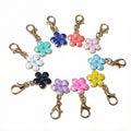 Colorful Enamel Flower Charms with Lobster Clasps in 13 Colors view 5