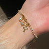 Pearl Cross Charm