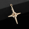 Star Moon Lightning Bolt Charm Pendant Silver-Tone Gold-Tone view 12