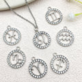 Metallic Zodiac Disc Metal Charms with 14 Listed Options view 3