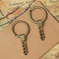 30mm Chain Key Ring Keychain DIY Accessory