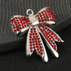 Silver-tone Red