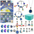 Blue DIY Bracelet Kit Metal Beads with 12 Listed Options view 5