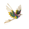 Bird Enamel Metal Brooch Pin for Jackets and Lapels view 1