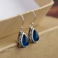 Opalescent Teardrop Earrings In Five Bright Color Options view 1