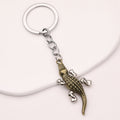 Creative Cartoon Crocodile Zinc Alloy Car Keychain Bag Charm