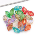 Metallic Leaf Glossy Beads with 11 Listed Options for DIY Jewelry Making view 4