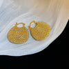 Gold Mesh Oval