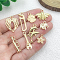 Yellow Mixed-Finish Metal Charms with 24 Listed Options view 2