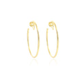 Gold and Silver Three Four and Five Centimeter Ear Clips view 5