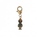 Gold Tone Gothic Skeleton Cat, Duck and Alien Heart-Clasp Charms view 12