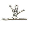 Antique Silver Zinc Alloy Cheer Horn Football Aerobics Charm Pendant for DIY Jewelry