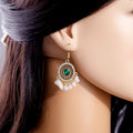 Bohemian Rhinestone Pearl Necklace Earring Ring Sets Six Styles view 3