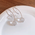 Cherry Drop Gold Tone Hook Earrings in Three Colors view 8