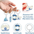 Acrylic Nautical Keychain Six Styles Ship Wheel Anchor view 2