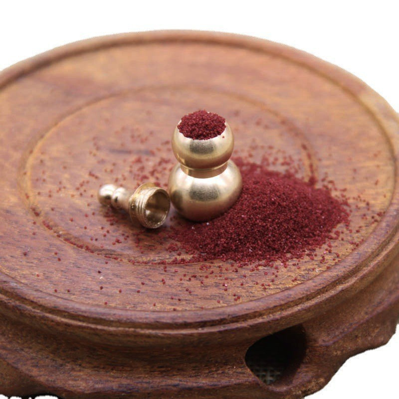 Chinese Style Red Sand Filled Keychain Accessory for Hollow Gourds