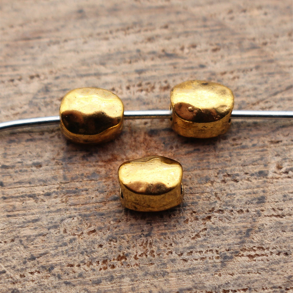 5x4.3x3.9mm 0.25g Multicolor Zinc Alloy Hammered Irregular Loose Metal Beads for Bracelet Jewelry Making