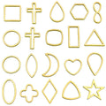Gold-Tone Star Metal Charms with 24 Listed Options view 5