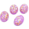 Purple Gold Oval
