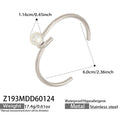 Freshwater Pearl Open Cuff Bangle Multi Style Finishes view 7