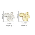 Enamel Squirrel Charms in Five Colors and Two Metal Tones view 2