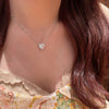 Clear Heart Necklace
