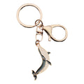 Black and Blue Whale Ocean Metal Clasp Keychain Set view 5