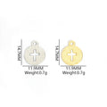 Enamel-Look Gold Silver Cross Alloy Charms in 16 Styles view 2