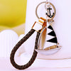 Black-Loop Silver-Sailboat