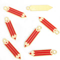 Colorful Enamel Pencil Jewelry Components For DIY Earrings And Bracelets Charms view 9