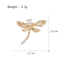 Gold Tone Silver Tone Dragonfly Five Designs Metal Brooch Pin view 7